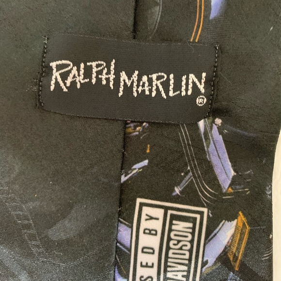 Vintage Ralph Marlin for Harley Davidson Tie - Picture 3 of 9